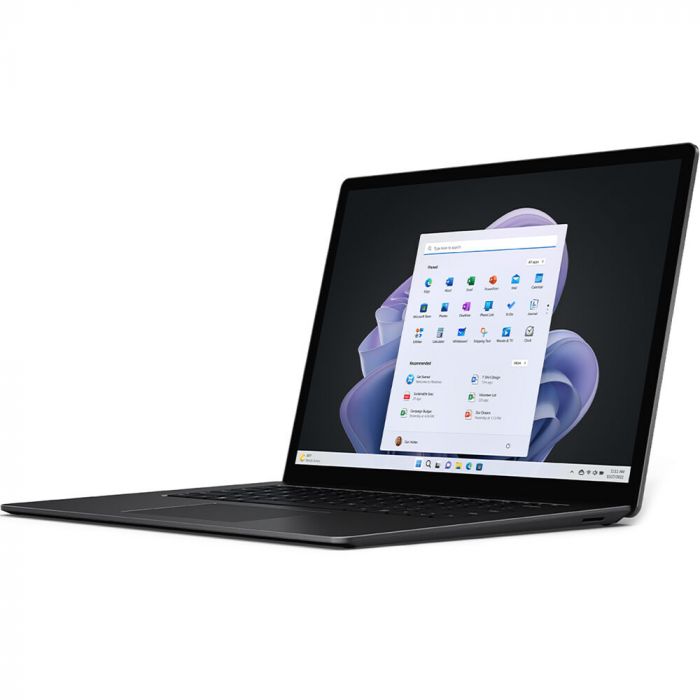 Microsoft Surface Laptop 5 - Notebook - 13" - Touchscreen - Intel Core i5 I5-1245U - 512 GB SSD - Windows 11 Pro - Black - 1-year warranty - R8P-00026