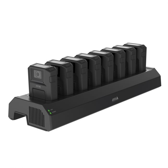 AXIS W701 DOCKING STATION 8-BAY  BASE 8 POS PARA CAMARAS CORPORALES - Código: 01724-004 | Compra en Guadalajara