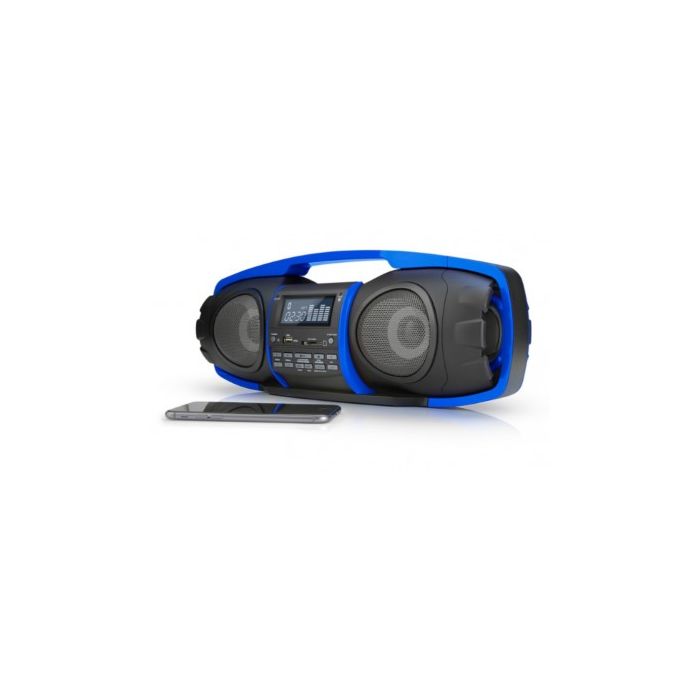 mw5554 memorex bocina azul bluetooth