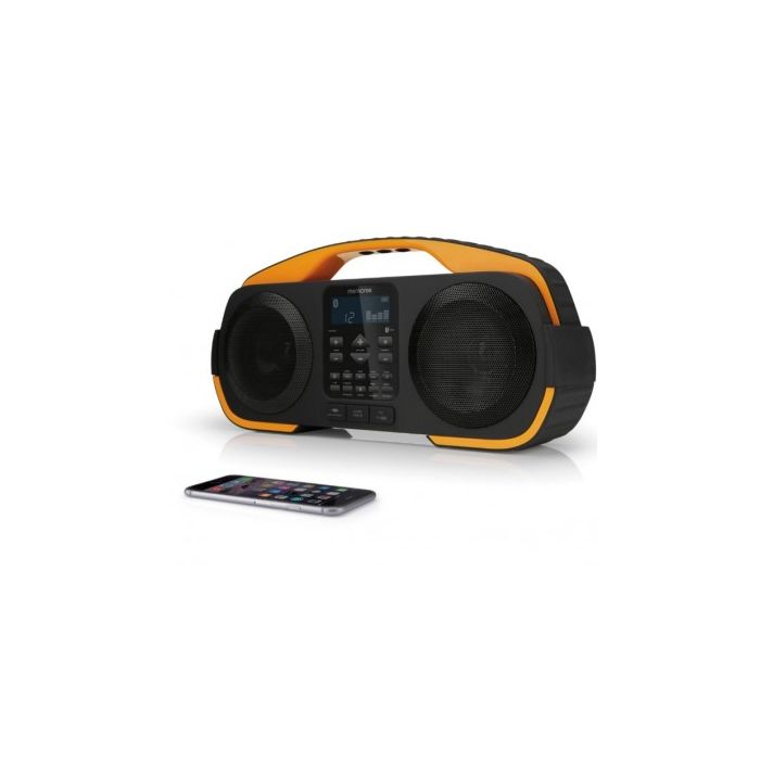 mw5552 memorex bocina naranja bluetooth