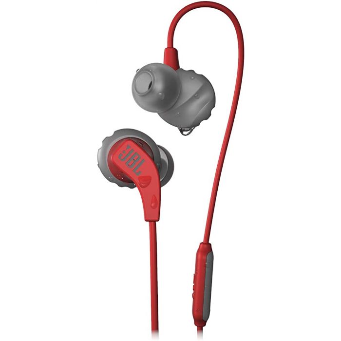 JBL Endurance RUN - Auriculares internos con micro - en oreja - cableado - conector de 35 mm - rojo - Código: JBLENDURRUNREDAM | Compra en Guadalajara