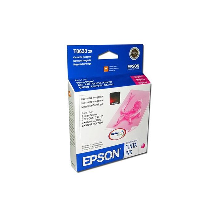 CA CARTUCHO EPSON CX3700 MAGENTA STYLUS PRO C67 87 8ML T063320-AL - Código: T063320-AL | Compra en Guadalajara
