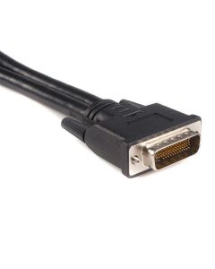 Dmsdvidvi1 Startech Cable De 20cm Lfh59 Dms-59 A Doble Dvi-d - Dms59 Macho 2x Hembra Negro