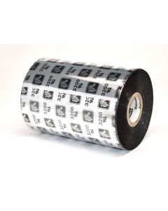 Zebra 03200BK15645 consumables 3200 waxresin ribbon 156mm x 450m 616" 1476 1" core 6 rolls per case
