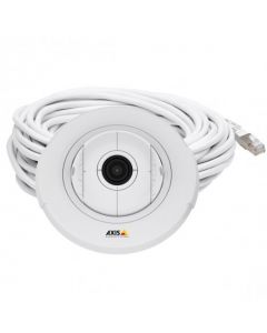 Axis 0798-001 F4005 Dome Sensor Unit With A 12-meter (39-feet) Cable To An F Series Main Recessed Without Clear Cover Fixed Lens That Provides 113° Horizontal Fov Full Hdtv 1080p Resolution And Support For Wdr - Forensic Capture Together F41