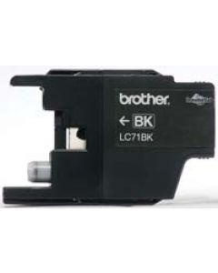 Brother lc71bk Cartucho Negro Std Rendimiento 300 Pgs