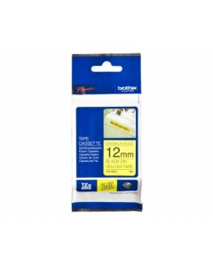 Brother tzes631 Cinta Negro Sobre Amarillo 12mm X 8m