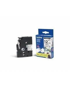 Brother tzefx231 Cinta Flexible Negro Sobre Bla Nco 12mm X