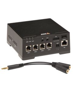 Axis 0936-001 F44 Dual Audio Input Main Unit 4-channel To Be Used With Any Of F Series Sensor Units Supports 1080p In 15125 Fps Or 720p