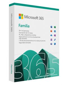 Microsoft 6GQ-01953 365 family licencia de suscripcion 6 personas