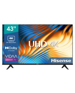 Hisense 43A6NV tv led 4k, bluetooth, 2 usb, dts virtual x, alexa/google home/apple homekit/airpla