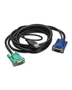 Apc AP5821 cable para video, teclado o ratón (kvm) negro 1.8 m