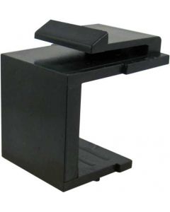 Vertical Cable 037-328BK inserto keystone color negro, 100 piezas