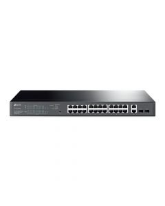Tp-Link TL-SG1428PE dispositivo de redes gestionado l2 gigabit ethernet (101001000) energía sobre (poe) 1u negro