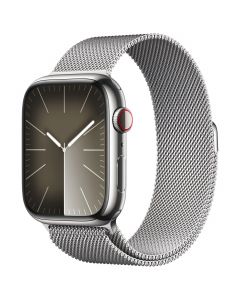 Apple MRMQ3CL/A watch series 9 gps  cellular acero i. plata 45 mm estilo milanes