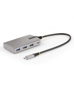 Startech HB31C3A1CDPPD3 Startech.com hub usb-c de 4 puertos con modo alt dp para y salida video 4k 60hz - 3x usb-a 1x usb tipo c pd 100w 3.2 10gbps cable 30cm portátil