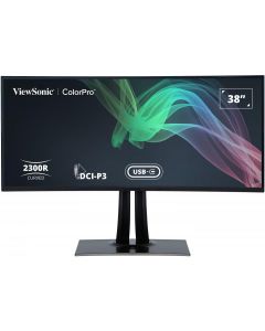 Viewsonic VP3881A monitor de computadora 96.5 cm (38) 3840 x 1600 pixeles quad hd+ led negro