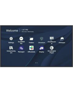 Viewsonic CDE4330 pantalla de señalización 109.2 cm (43) wifi 450 cd  m² 4k ultra hd negro táctil procesador incorporado android 11