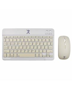 Perfect Choice PC-201267 genova teclado ratón incluido universal rf inalámbrico + bluetooth español gris