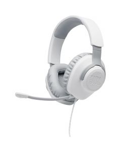Jbl JBLQ100PWHTBLUAM auriculares de gaming quantum 100p cableado sobre la cabeza, oreja estéreo - blanco, azul binaural cerrado 32ohm 20hz a 20khz 120cm cable direccional micrófono mini-phone (3.5mm)