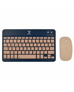 Perfect Choice PC-201274 genova teclado ratón incluido universal rf inalámbrico + bluetooth español azul