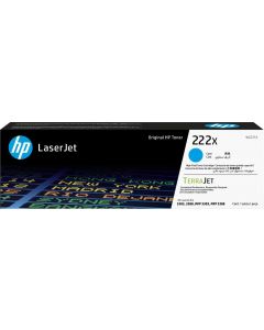 Hp W2221X cartucho de tóner original laserjet 222x alto rendimiento, cian