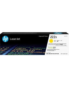 Hp W2222X cartucho de tóner original laserjet 222x alto rendimiento, amarillo