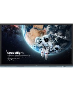 Benq 9H.F9CTK.DA1 rm7504 pizarrón interactivo 190.5 cm (75) 3840 x 2160 pixeles pantalla táctil negro