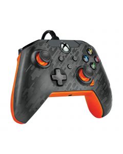 Microsoft 049-012-CMGO pdp mando y volante carbono, naranja usb gamepad analógicodigital xbox one, one x, series s, pc