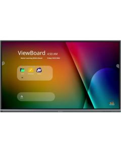 Viewsonic IFP6550-5F-B ifp6550 165.1cm (65) 4k uhd lcd pantalla de colaboración - arm cortex a53 1.50ghz 4gb infrarrojo (irda) táctil 16:9 aspect ratio 3840 x 2160 led 350cd/m² 1,200:1 contrast 2160p usb