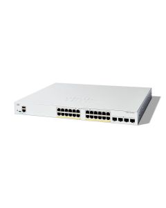 Cisco C1300-24FP-4G catalyst 1300 gestionado l2/l3 gigabit ethernet (10/100/1000) energía sobre (poe) gris