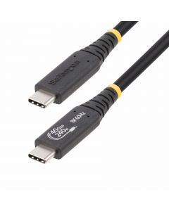 Startech 50C-40G-USB4-CABLE Startech.com cable usb4 de 50cm - usb tipo c certificado usb-if usb-c 40g pd 3.1 epr 240w 8k 60hz compatible con puertos thunderboltusb 3.2