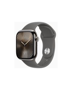 Apple MWXE3AM/A watch series 10 gps + cellular - caja de titanio natural 42 mm correa deportiva gris piedra m/l