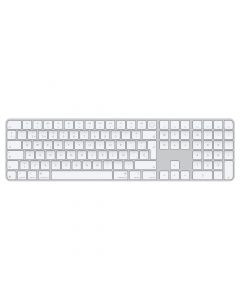 Apple MXK73LZ/A magic keyboard con touch id y teclado numérico para modelos de mac chip - español teclas blancas