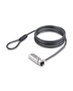 Startech SNBLC4D-LAPTOP-LOCK Startech.com cable de seguridad delgado para laptop compatible con noble wedge® 1,5m - antirrobo candado combinación resistente a los cortes