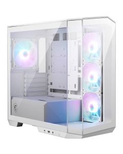 Msi MAG PANO M100R PZ WH panom100rpzwht gabinete tg micro tower matx blanco