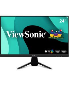 Viewsonic VX2467U monitor with 65w usb c and hdmi 24in ips 1080p