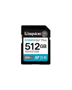 Kingston SDG4/512GB technology canvas go! plus 512 gb sdxc uhs-i clase 10