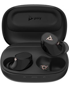 Poly 946C3AA#ABA voyager free 20 black earbuds +basic charge case