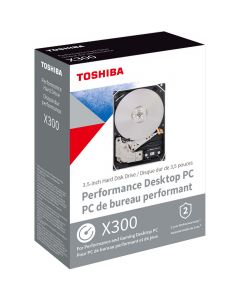 Toshiba HDWR760XZSTA disco duro interno Toshiba® x300 de rendimiento , 6tb 7200rpm y 256mb cache.