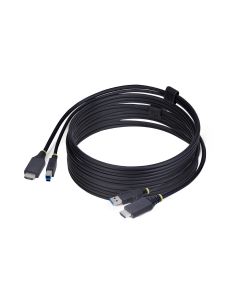 Startech HU12210-KVM-CABLE Startech.com cable kvm hdmi y usb 3.0 5gbps de 3m - 4k 60hz combo 2.0 para switch conmutador