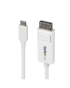 Startech CDP2DP2MBW Startech.com adaptador de cable vídeo 1.9 m displayport usb tipo c blanco