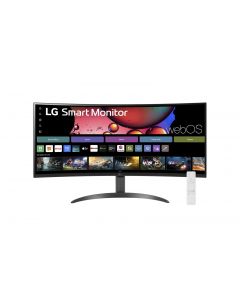 Lg 34SR60QC-B.AWM monitor smart wqhd 34 puLgadas pantalla curva, 3440x1440 100 hz con webos