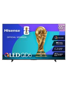 Hisense 65QD65QFM smart led-lcd tv 2025 165.1cm - 4k uhdtv led quantum dot retroiluminación alexa soportado amazon prime video, disney+, hbo, max, netflix 3840 x 2160 resolución