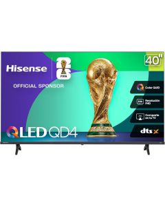 Hisense 40QD4QFM smart led-lcd tv 101.6cm - hdtv led quantum dot retroiluminación 1920 x 1080 resolución