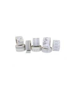 Zebra 10040903 ait, consumables, rfid, label, paper, 1.8438x1.25in (46.8x31.8mm); tt, z-perform 1500t, coated, permanent adhesive, 3in (76.2mm) core, 3500/roll, 4/box, priced per box