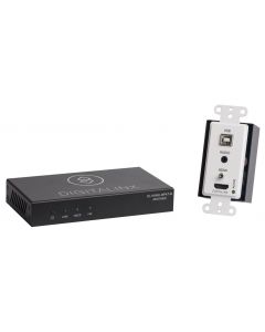 Liberty DL-1H1A1U-WPKT-W digitalinx hdmi hdbaset wall plate extension set with usb