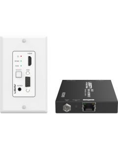 Liberty DL-1H1V-WPKT-H2 Libertys 2x1 switcher with hdbaset signal extender from their digitalinx series offers the ability to share content any source a high-definition display