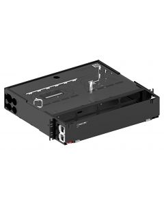 Commscope 760251044 | EPX-2U-MOD-ENC epx 2u sliding panel, accepts (8) g2 style splice cassettes, modules or adapter packs, providing up to 96 duplex lc ports