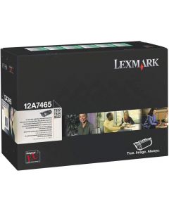 Lexmark 12A7465 cartucho de tóner 1 pieza(s) original negro